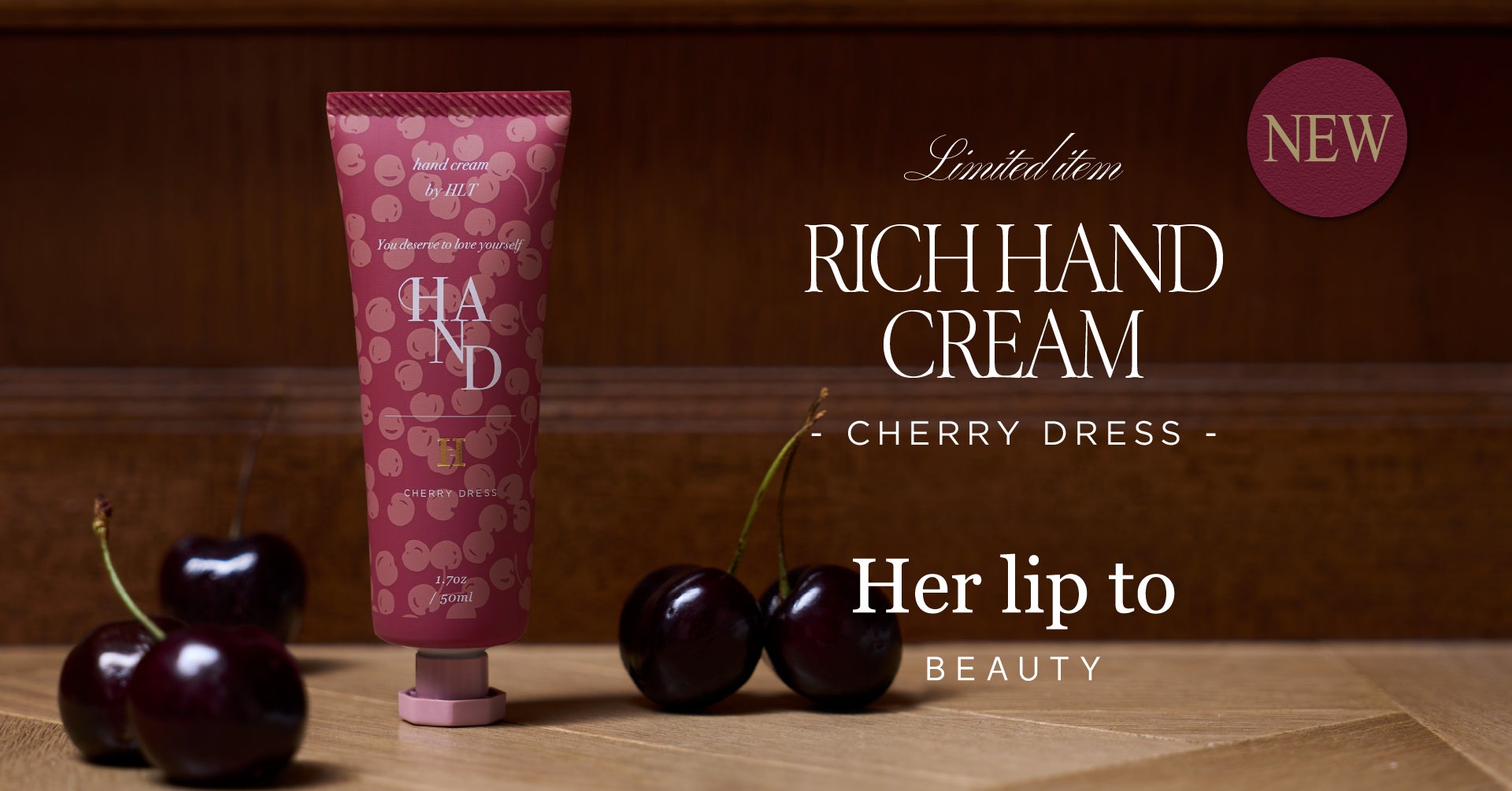 小嶋陽菜がプロデュースするビューティブランド「Her lip to BEAUTY」より人気のハンドクリームから新たに＜チェリーの香り＞が数量限定で登場！