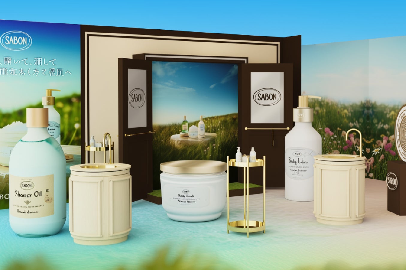 特別イベント「SABON 3 STEP 〜洗う・磨く・潤す〜 Special Event」を銀座で開催
