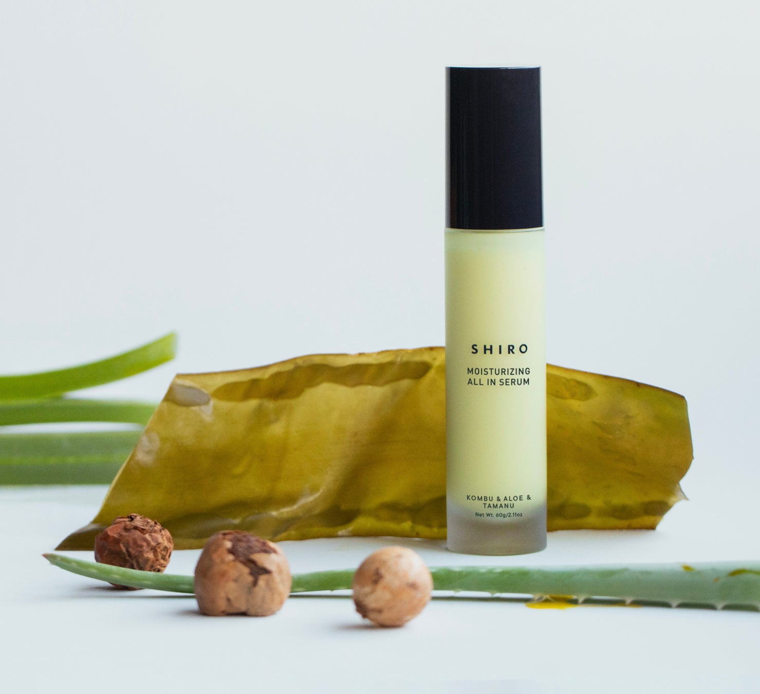 【SHIRO】SKINCARE 日高昆布アロエタマヌオールインセラム