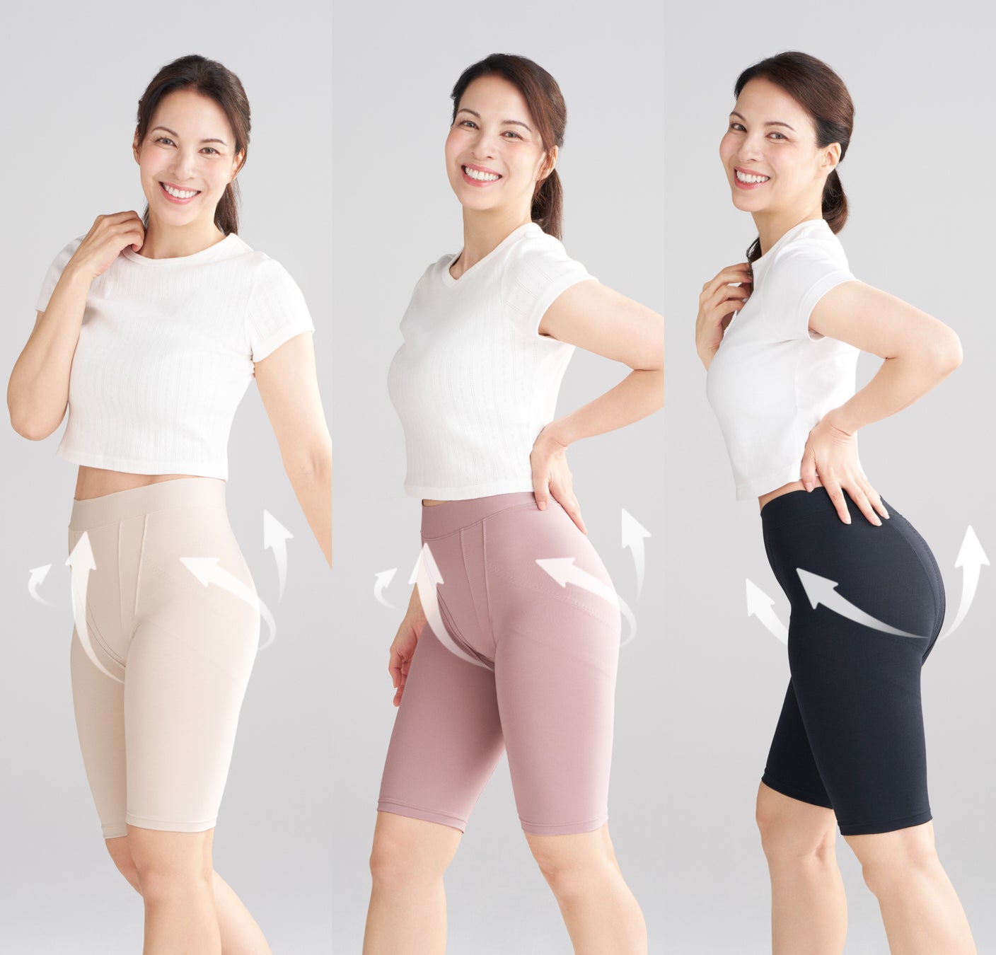 はくだけゆるみケア　SIXPADから「はく」医療機器下着　　　　「骨盤底筋ケアガードル」新発売