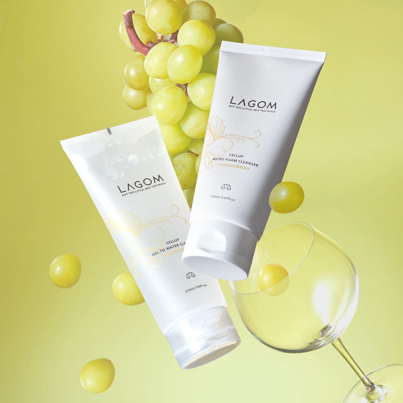 【LAGOM】みずみずしく芳醇な 、シャルドネの香りに魅了されるひととき。ラゴムの洗顔アイテムに、限定の香りが今年も登場。