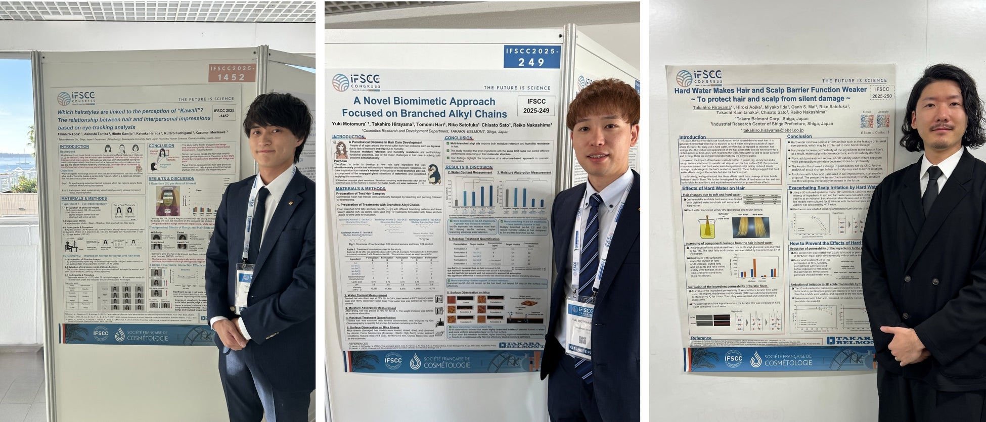 「第35回IFSCC Congress」カンヌ大会において当社史上最多となる毛髪研究3題※を発表