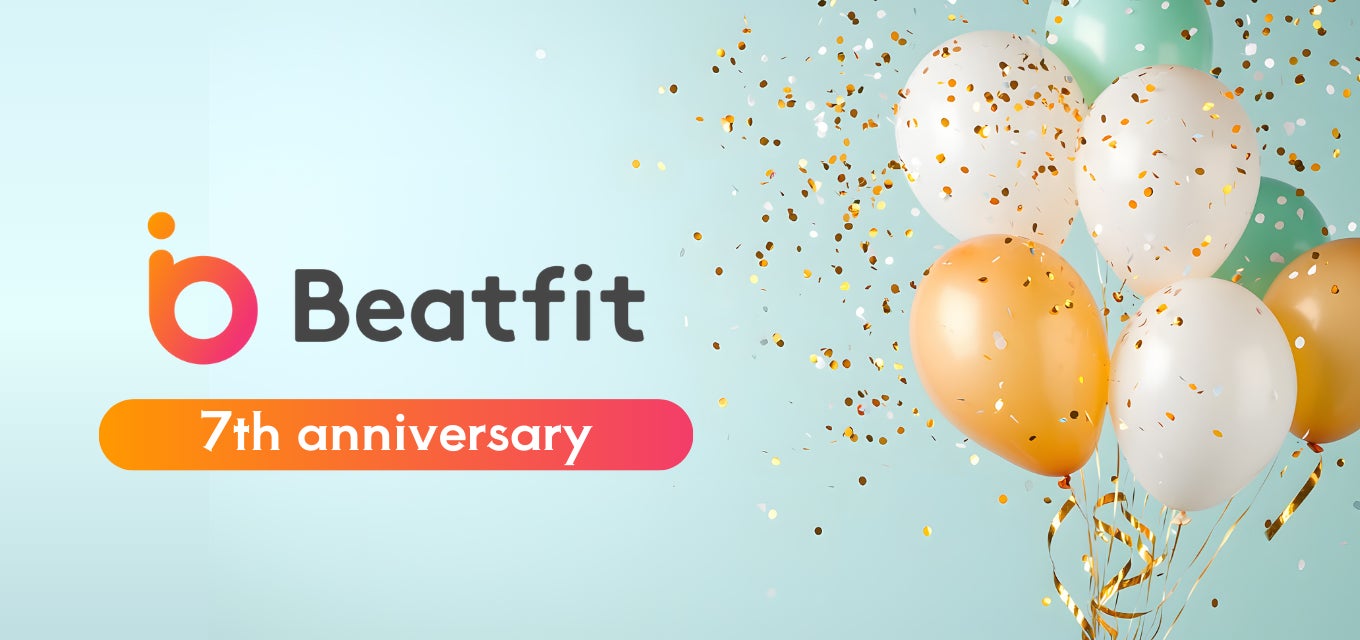 パーソナルヘルスケアアプリ「Beatfit」サービス開始7周年を機に大幅アップデートを実施