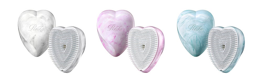「ReFa HEART BRUSH(リファハートブラシ)」から新カラー登場 “マーブルホワイト”“マーブルピンク”“マーブルグリーン” LINEギフトにて限定発売