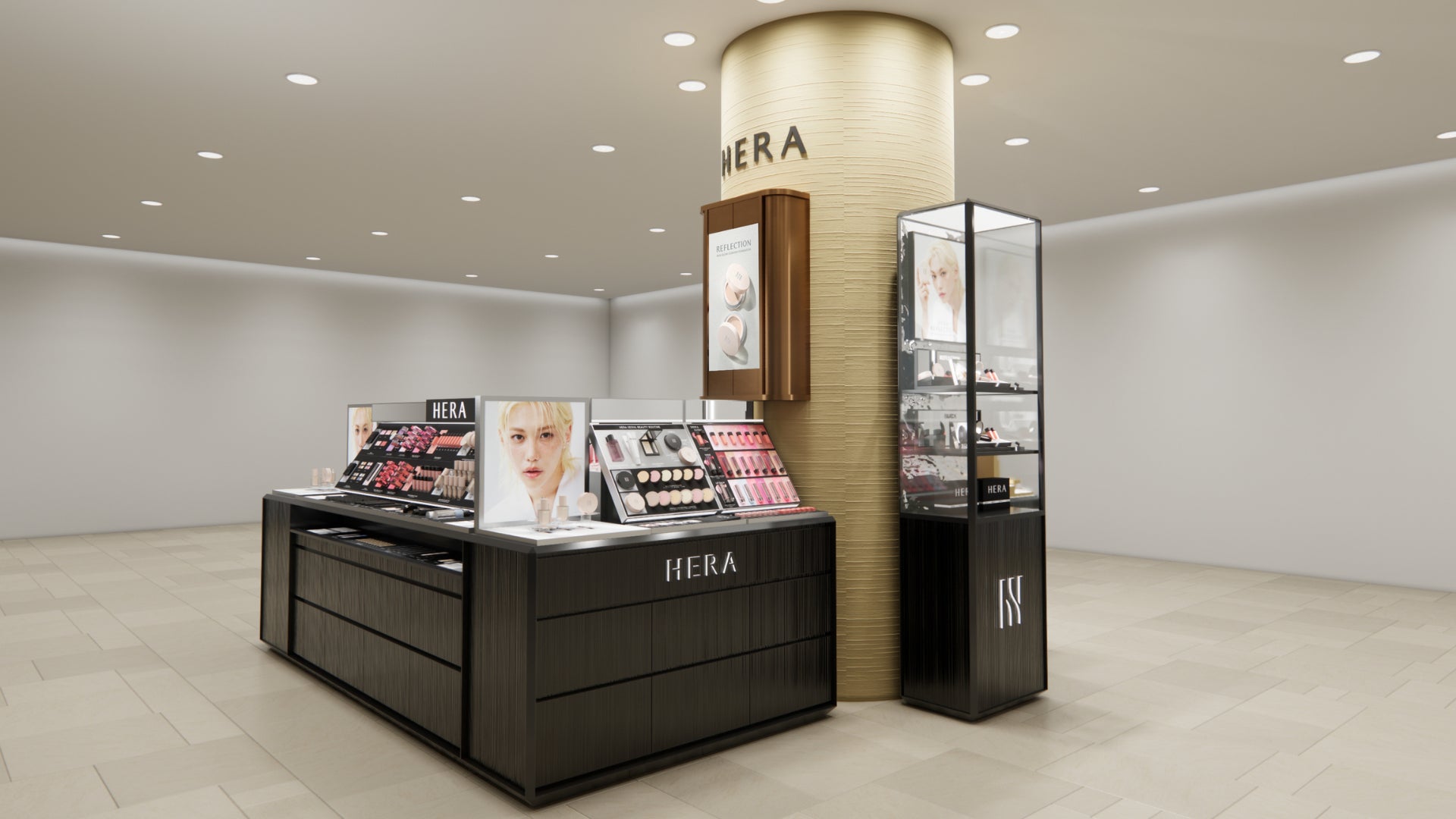 韓国・ソウル発のラグジュアリーメイクアップブランド「HERA（ヘラ）」が、銀座三越に東京初の百貨店常設カウンターをオープン