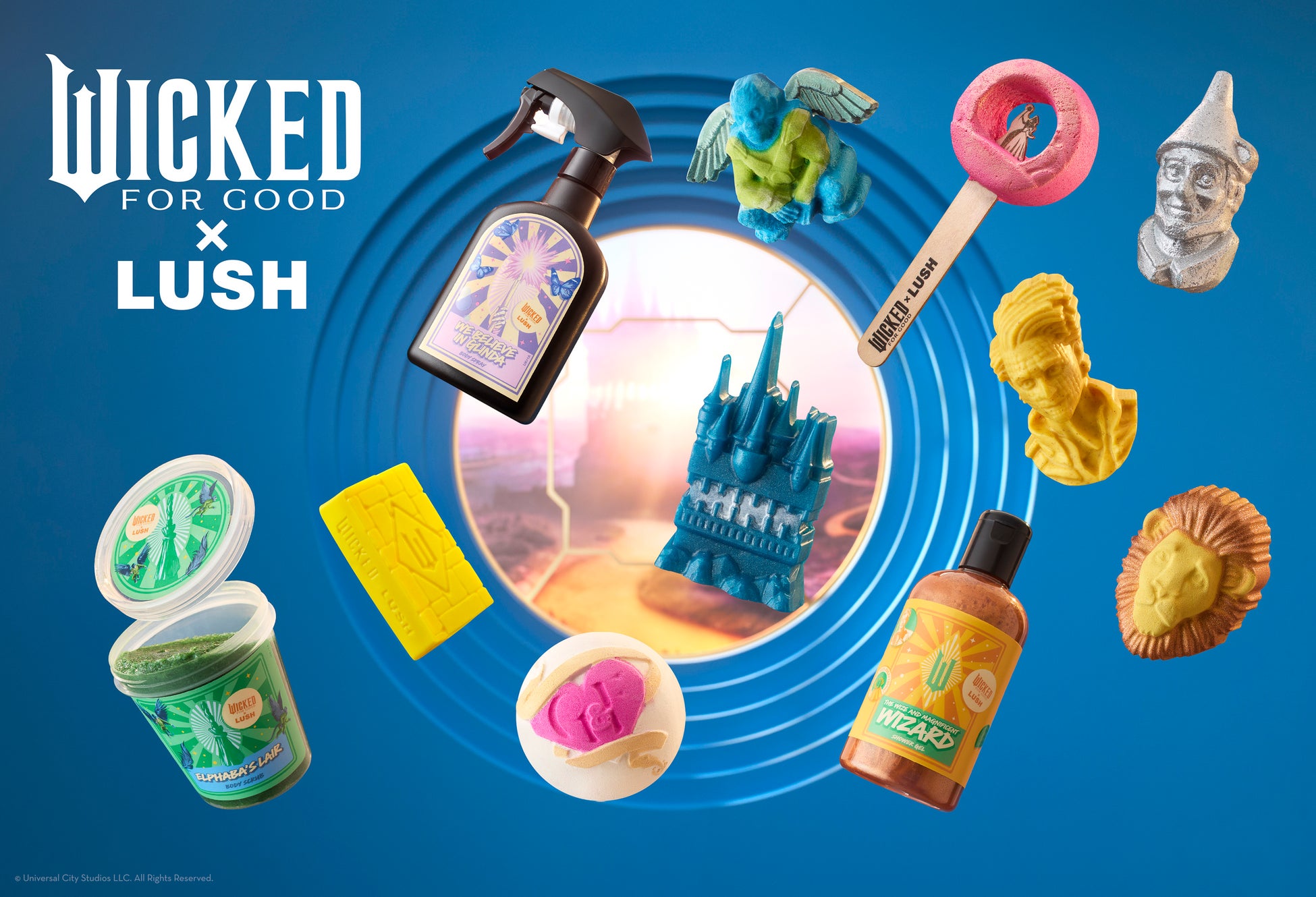 ＜Wicked X Lush＞来春公開の映画『ウィキッド 永遠の約束』との限定コラボレーション商品全11種を11月6日（木）より発売*！