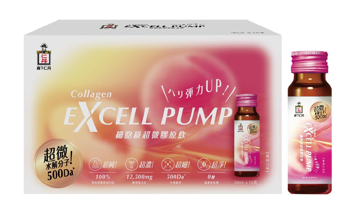 森下仁丹、コラーゲン12,500mgと高配合の美容ドリンクを香港で新発売