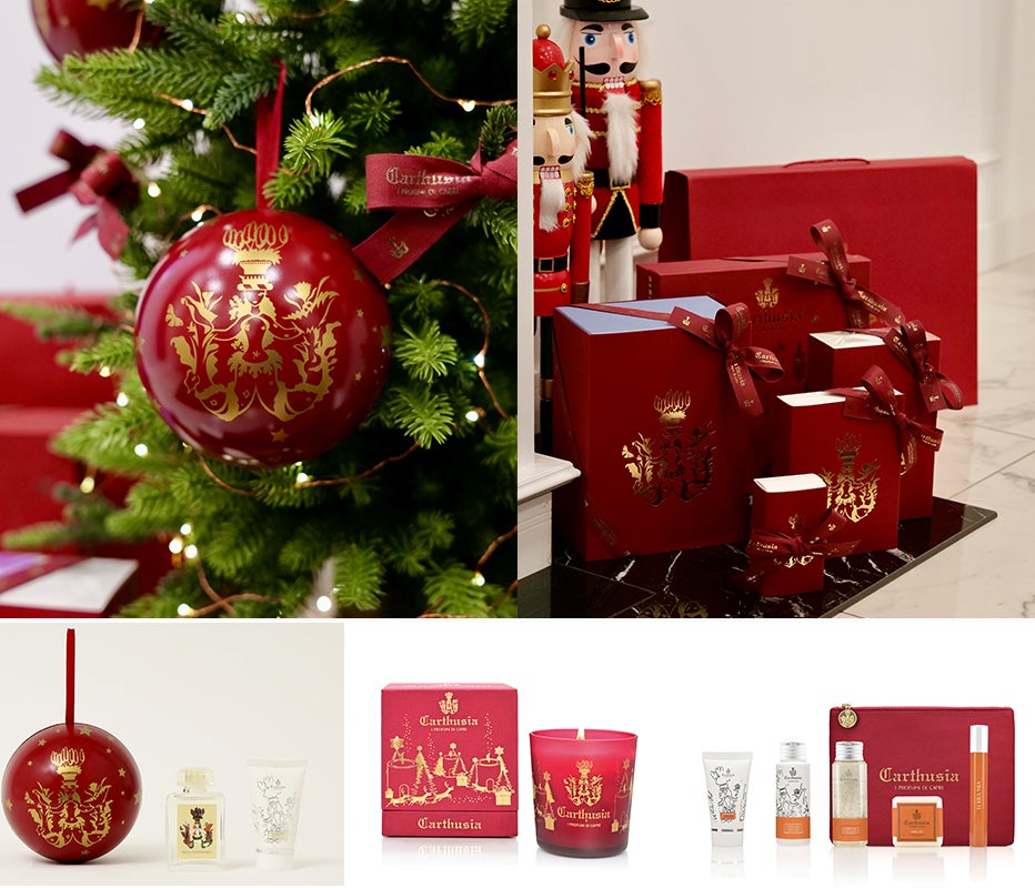 Carthusiaから、この冬、ホリデーコレクションが登場。大人の品格を添えるオーナメントに、フレグランスとハンドクリームをセット。