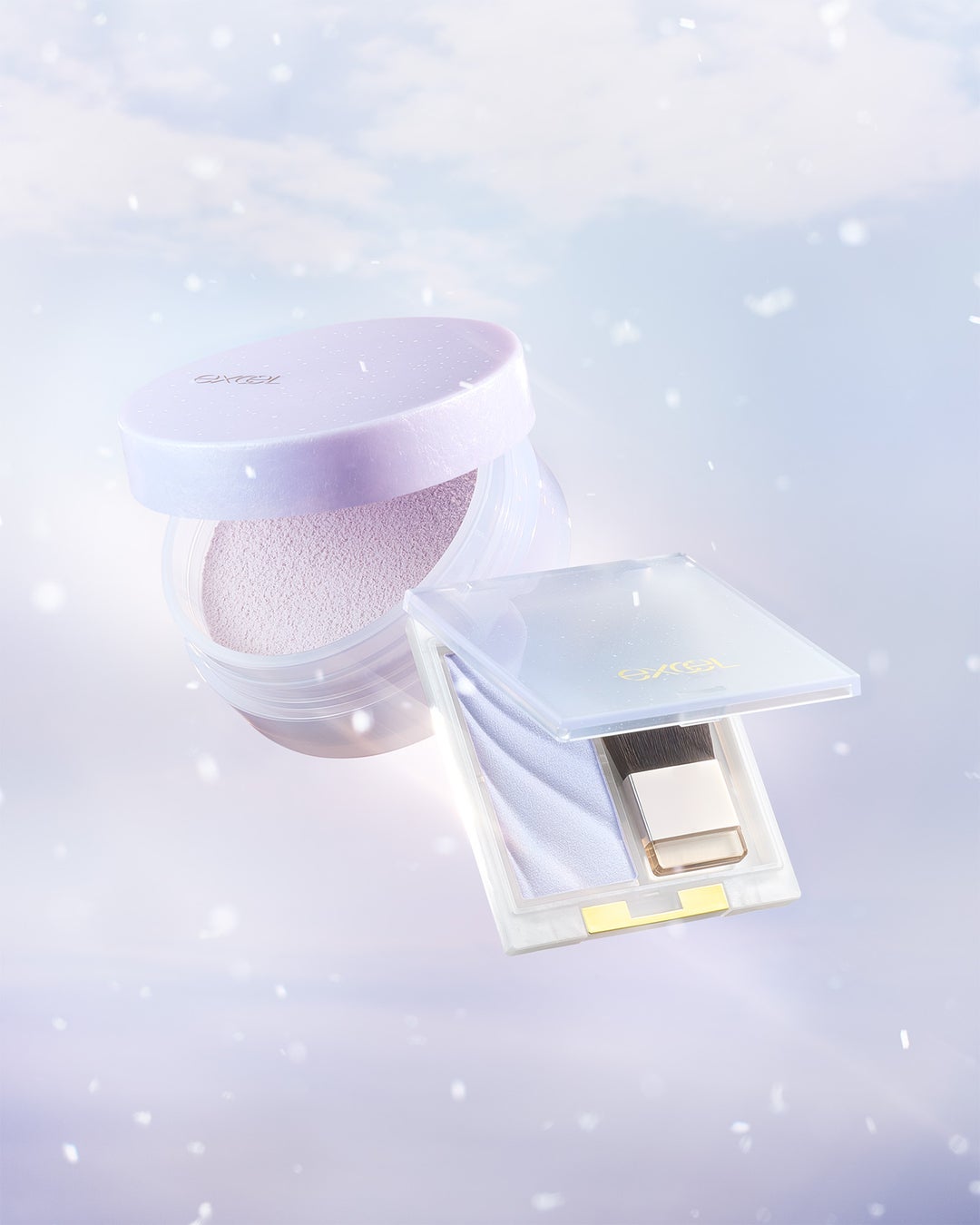 【11月11日】メイクアップブランド『エクセル』から、美容液パウダー「エクストラリッチ　セラムインパウダー」と、美しくゆらめく繊細なハイライトパウダー「ドレープド　シマーグロウ」の限定色が発売