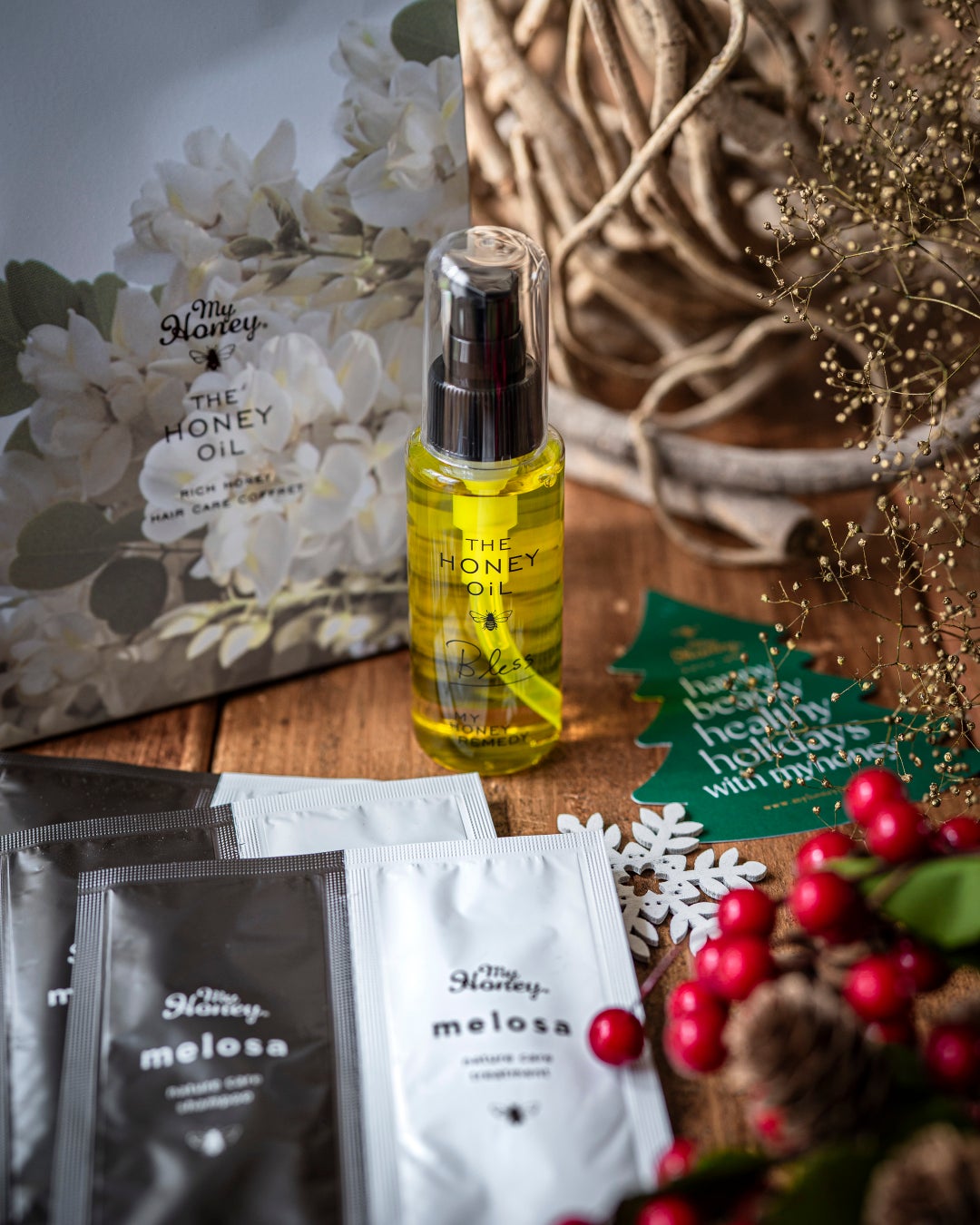 【期間限定】はちみつヘアケア「ウィンターコフレセット」11月11日発売──ホリデーシーズン限定のはちみつ配合ヘアケアセット