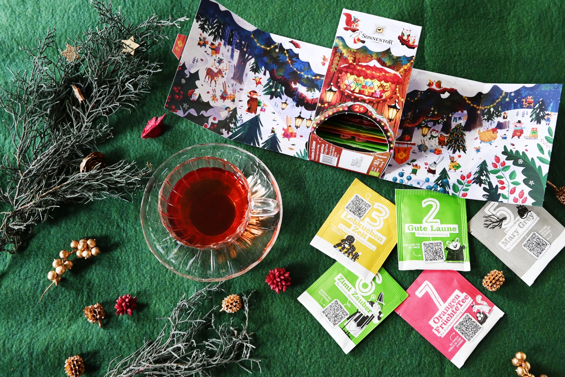 【冬ギフトにもぴったり】オーストリア発オーガニックハーブティー「ゾネントア」から、ホリデーシーズン限定のハーブティ―が発売
