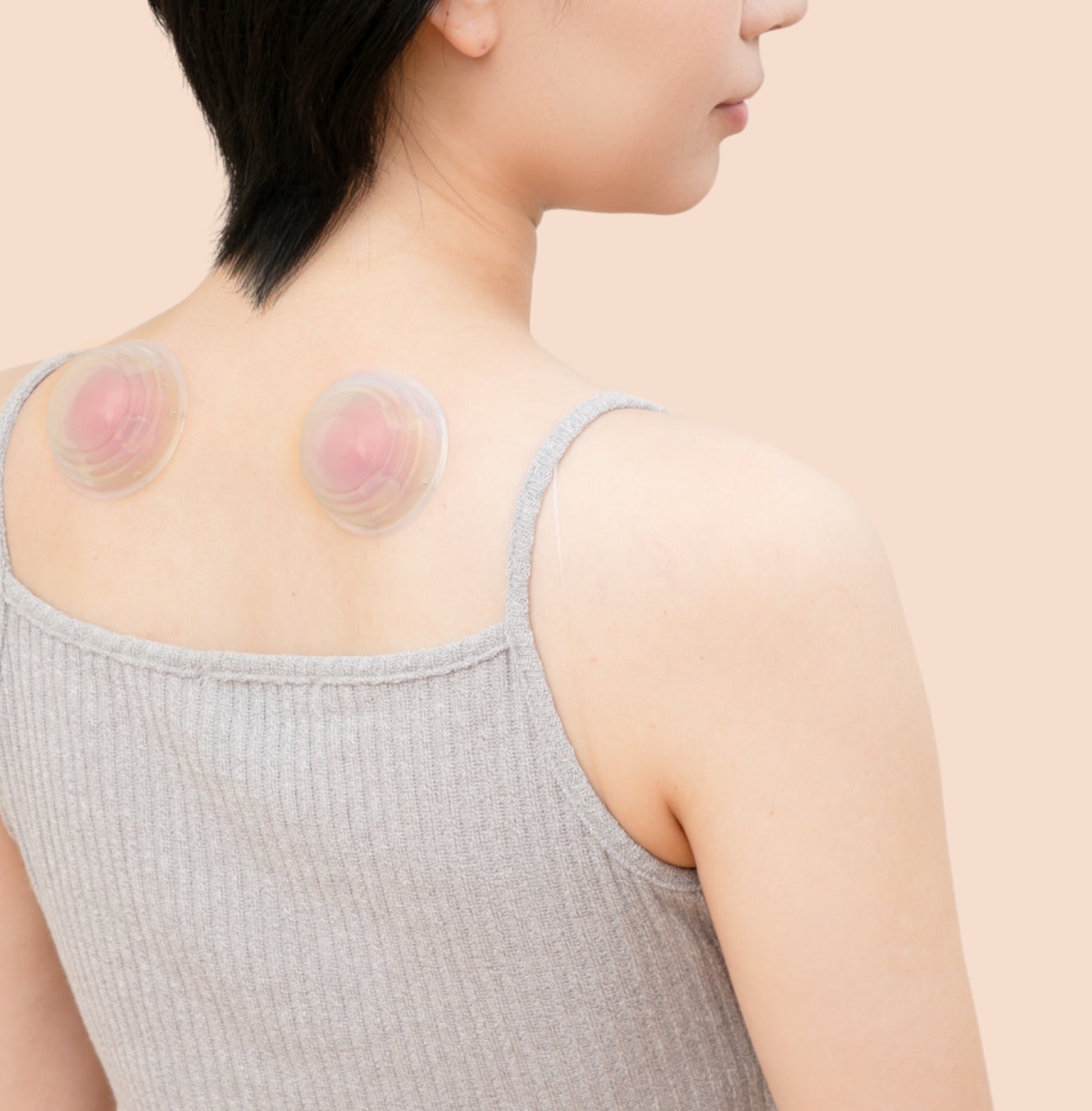 温めたい部分に、ひっくり返して押し当てるだけで’秒’で装着できる、陰圧と押圧の相乗効果で皮膚や筋肉を刺激する「温活玉」発売