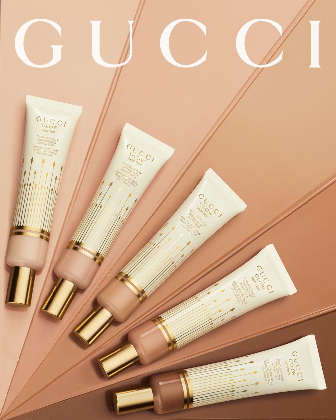 肌に心地よくナチュラルな美しさを叶えるフェイス デュオが誕生グッチ グロウ スキン ティント & グッチ マット パウダー