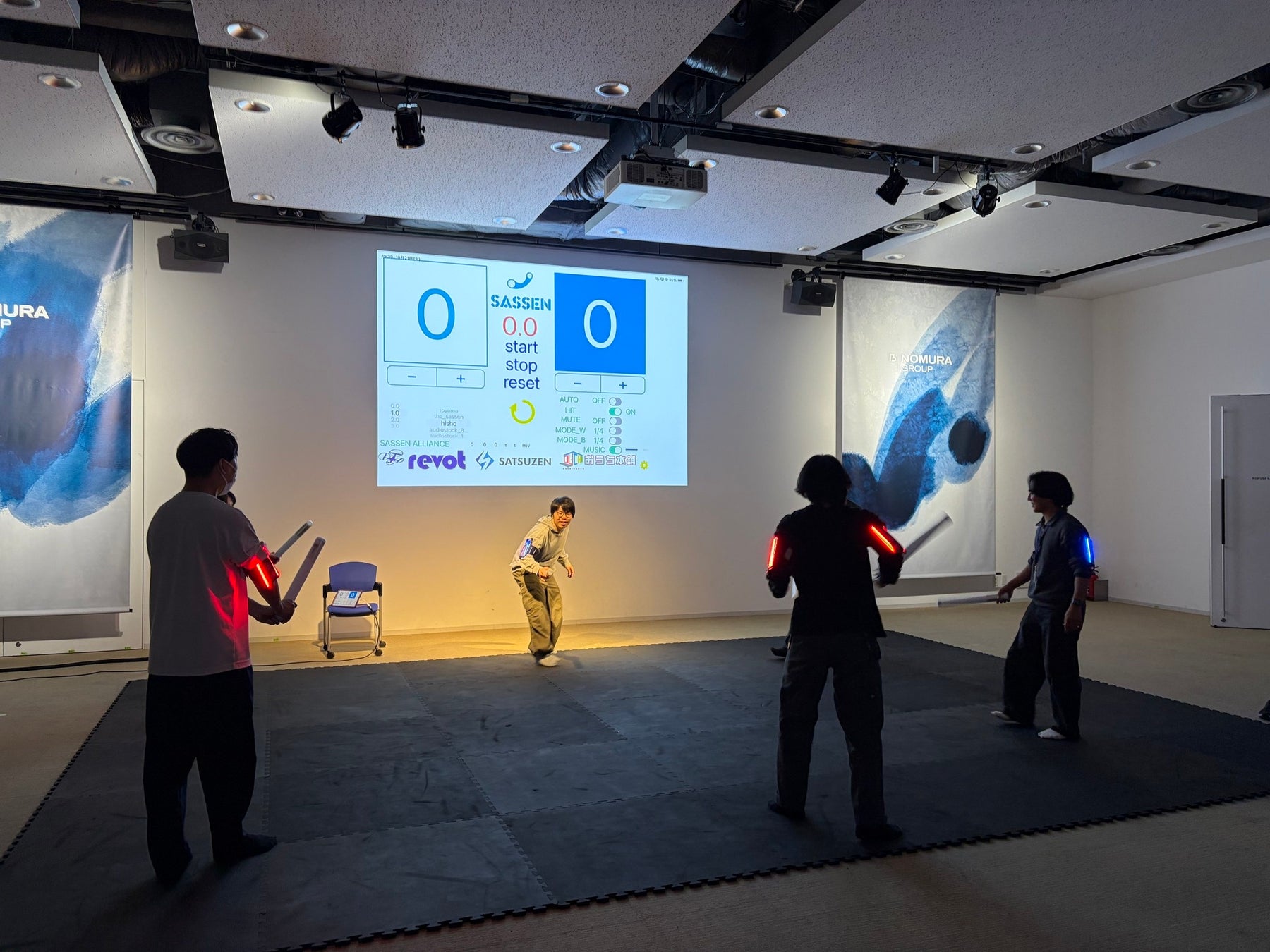 乃村工藝社労働組合主催の社内イベントで「SASSEN」＆「Cyber KASSEN」を実施。社員同士の交流とリフレッシュに最適な“次世代スポーツ”が大盛況。