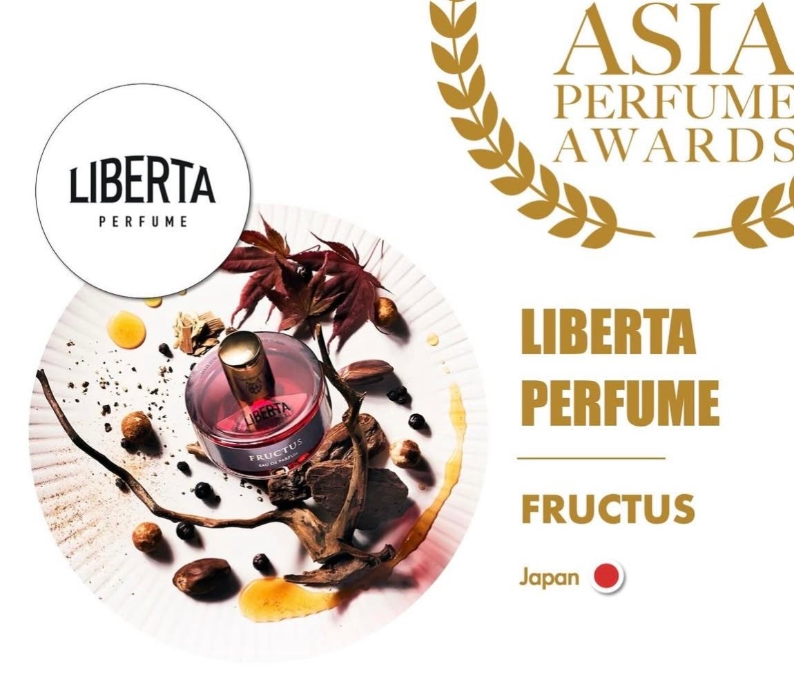 リベルタパフュームのFRUCTUSが『Asia Perfume Award 2025』のEmerging Perfume Brand Awardを受賞。NIVALISも別部門でファイナリストに選出。