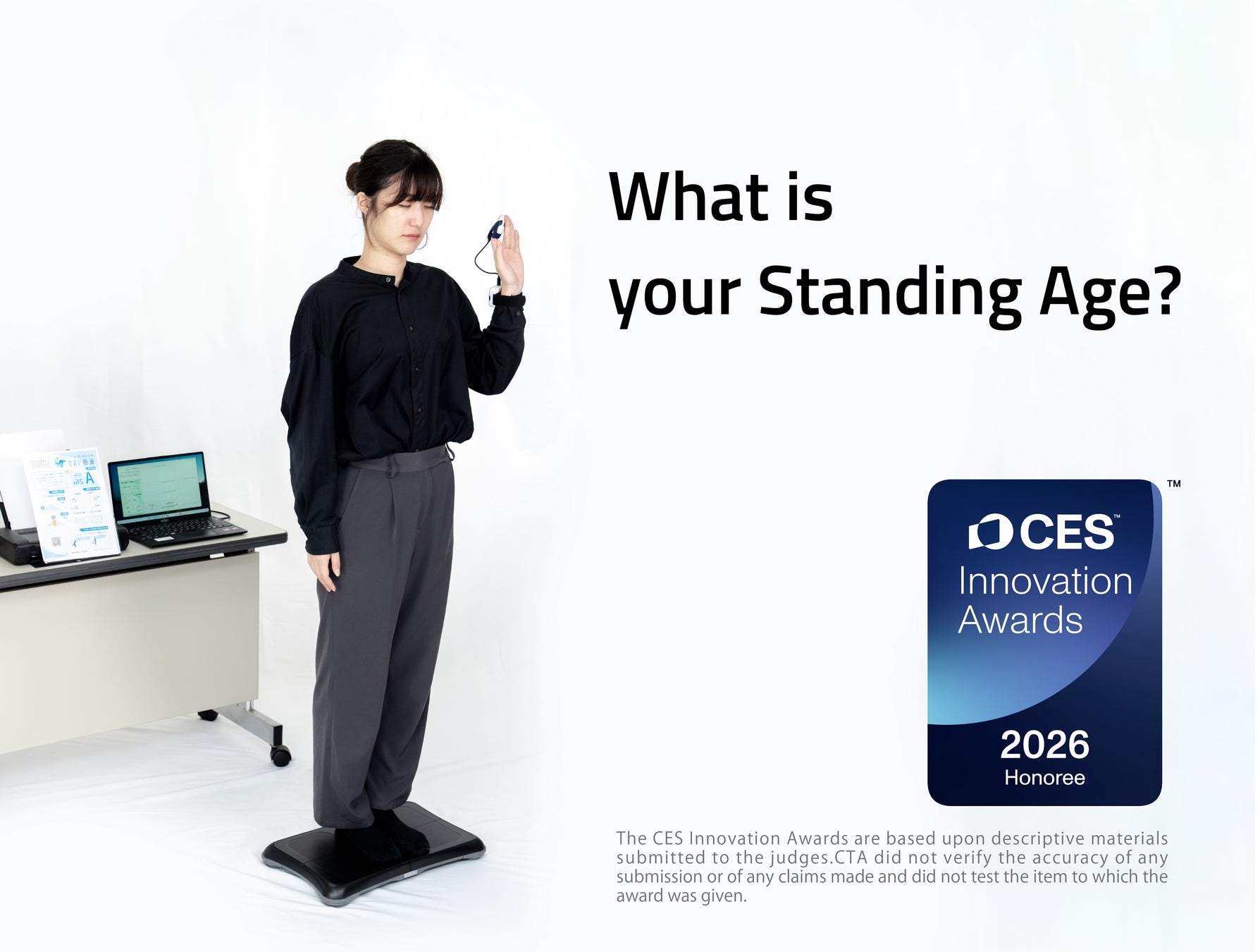 転倒予防ソリューション『StA²BLE®2.0（ステイブル2.0）』が『CES Innovation Awards®2026program』を受賞