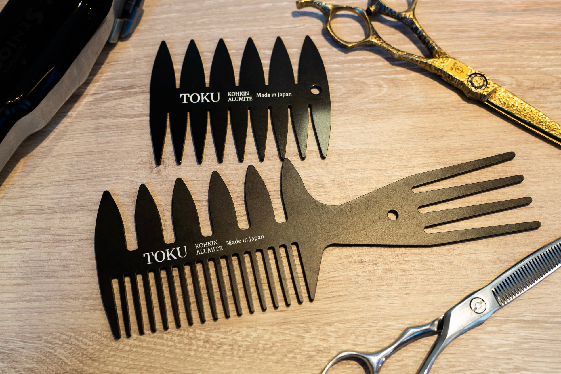 【一生モノのコーム】SDGs対応の「TOKU “LIFE TIME COMB”」アルミ製“メンズメッシュコーム”販売開始。