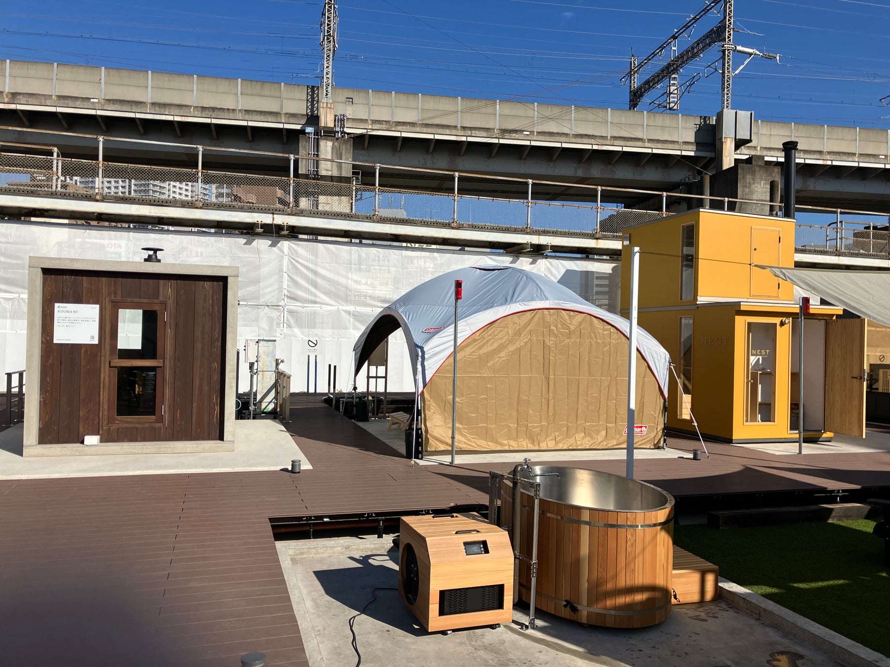 【JR大宮駅西口】サウナでととのうアウトドア施設「リトデポ」11月29日に開業へ　7種のサウナとkokolo sauna®の水風呂を楽しむ