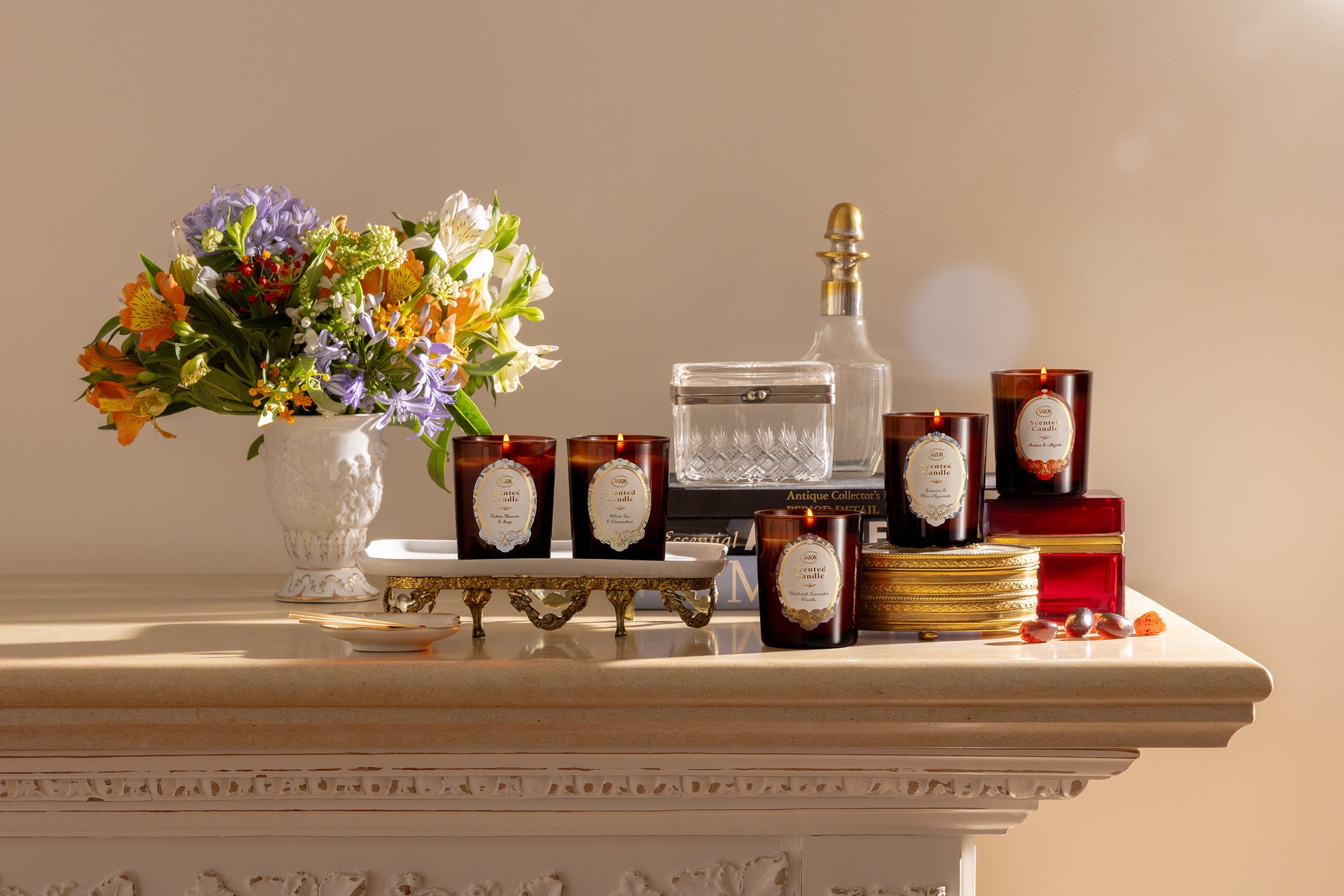 優雅な香りと幻想的な灯りが、空間に魔法を。SABONより、ラグジュアリーなひとときを贈るキャンドル発売