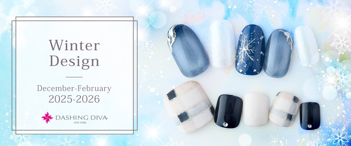 指先からきらめくウィンターシーズン★【新作】冬の定額ネイルデザイン登場！