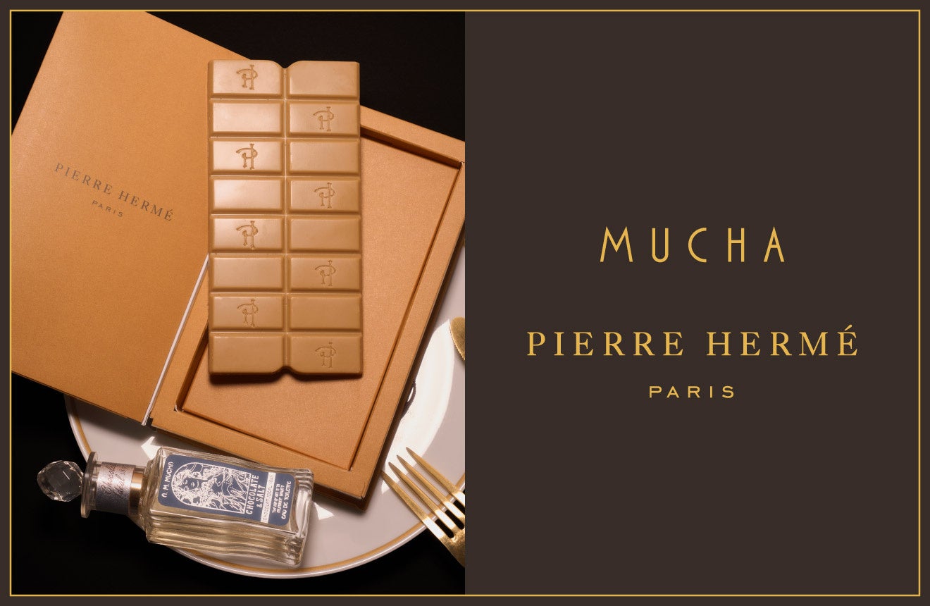 【MUCHA(ミュシャ)】〈ピエール・エルメ・パリ〉と初のコラボレーションによる限定タブレットショコラを12月5日(金)に発売！