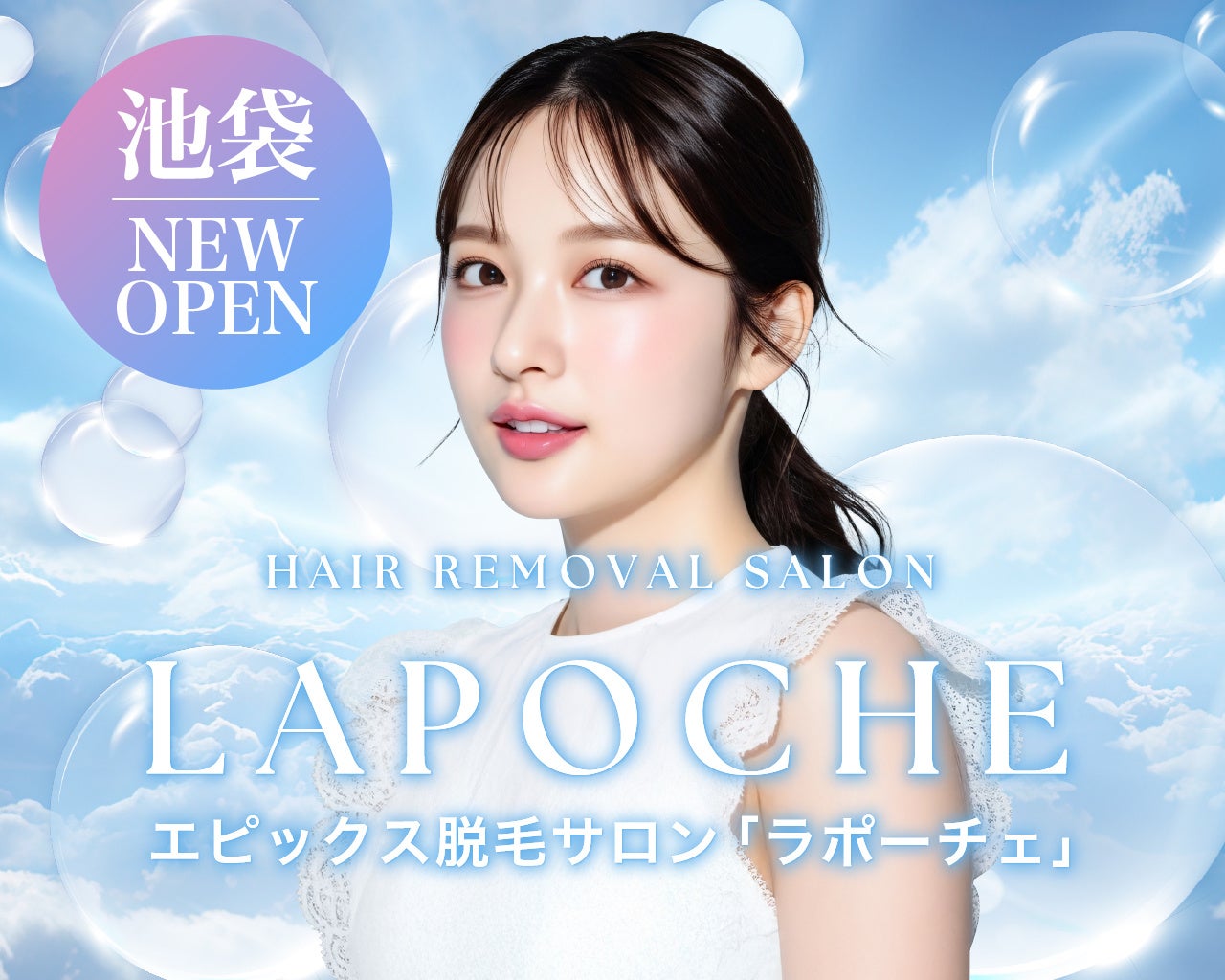 【2025年12月1日OPEN】自社開発「EPiX脱毛」導入サロン LAPOCHE（ラポーチェ）池袋店｜美容メーカー直営“効果実感・速い・安い”を実現