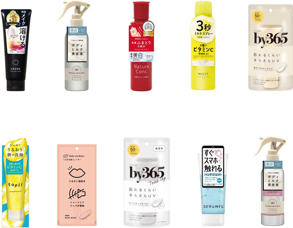 ナリスアップ、LIPSべストコスメ2025で10品受賞