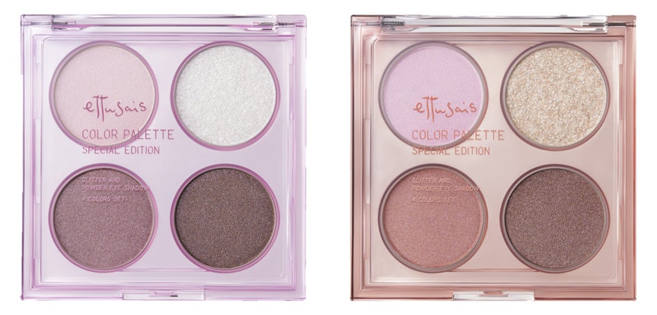 【数量限定】透明感爆盛りラメでちゅるんまぶたへ。エテュセから“4色の質感MIX”アイシャドウパレット登場