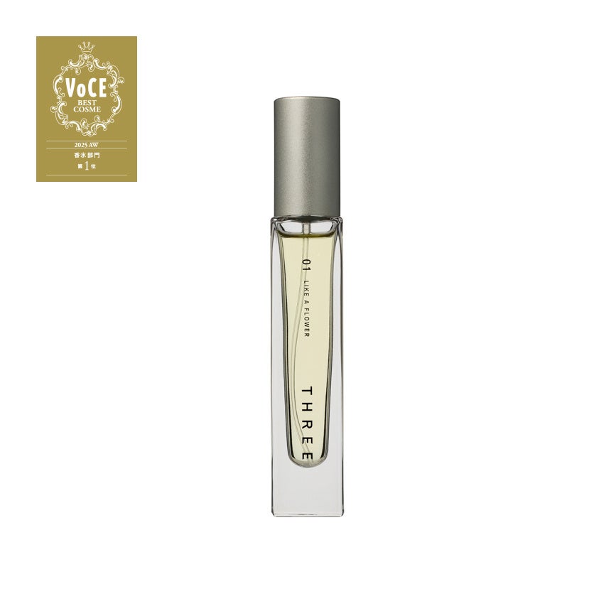 THREEのフレグランス「エッセンシャルセンツ R」が多数のメディアで2025年下半期ベストコスメを受賞！他アイテムも続々と賞を獲得