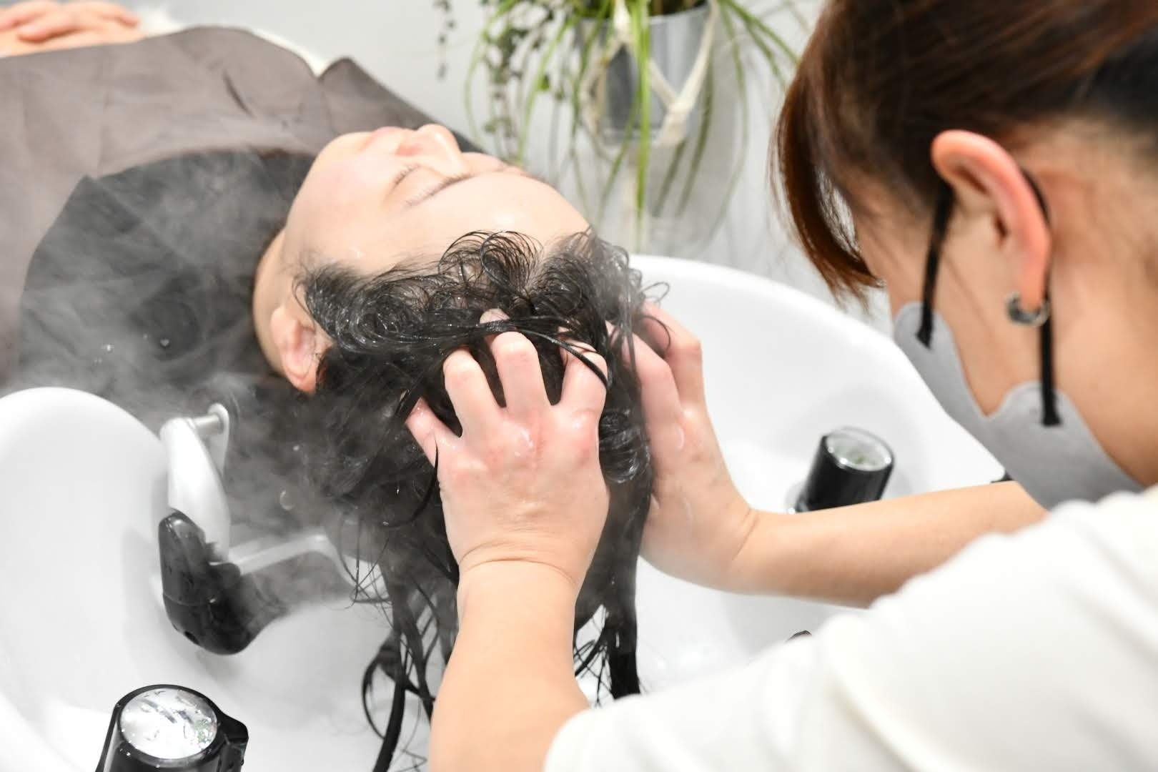 街の象徴物・サザンカが頭皮ケアに！冬限定で『神戸ヘッドスパ™コース』半額！