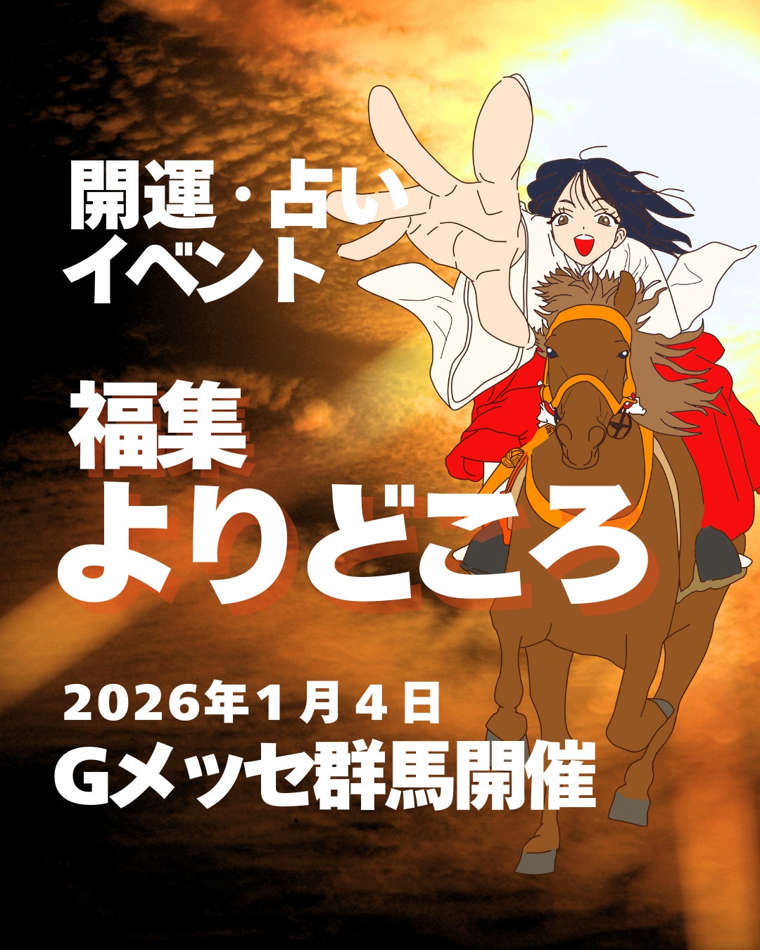 北関東最大級の“悩みの棚卸し＆開運”イベント「福集よりどころ」~2026年1月4日Gメッセ群馬に占い師52名・全96ブースが集結~