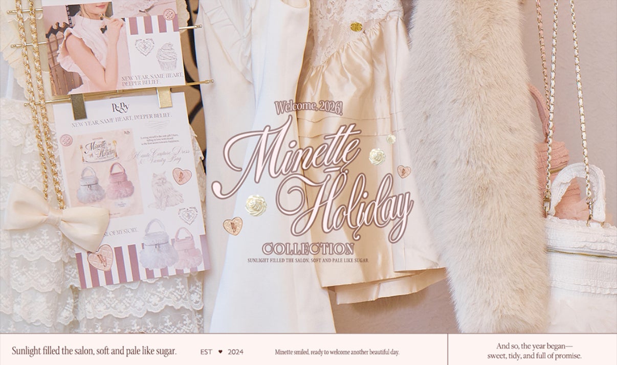 【Peony】コスメがSNSで話題のPeonyから新年を記念した特別なバニティバッグとPeonyスタッフの制服がドレスとなって1/1登場【限定100着】