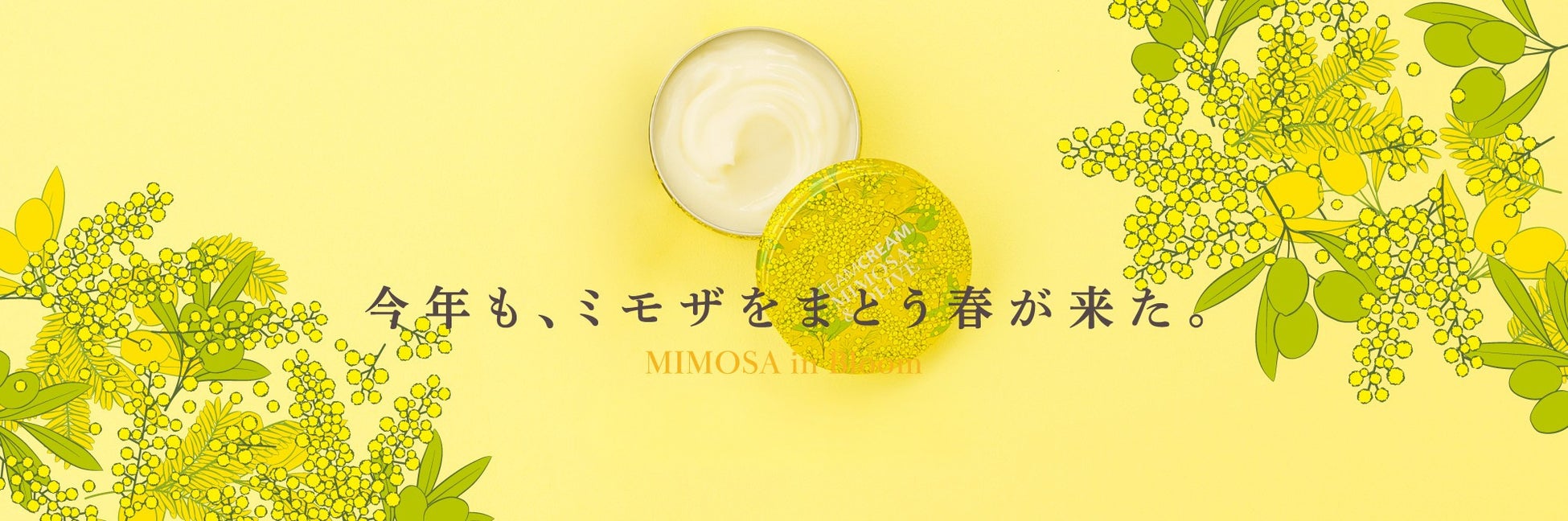 STEAMCREAMから季節限定品「スチームクリーム ミモザ&オリーブ」と「スチームクリーム ミスト ミモザ&CICA」が今年も登場