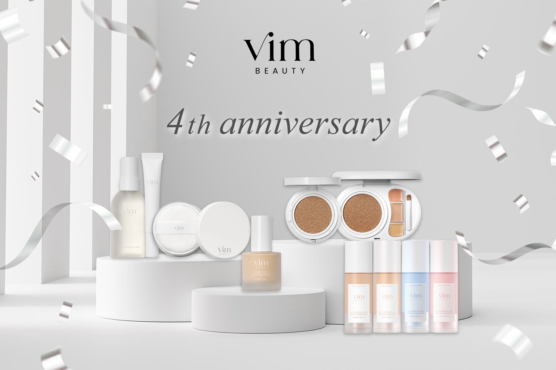 〈vim BEAUTY〉ブランド設立4周年記念！素肌錯覚ファンデーション新色「16 vanilla」発売開始＆渋谷ロフトPOPUP STORE開催のお知らせ