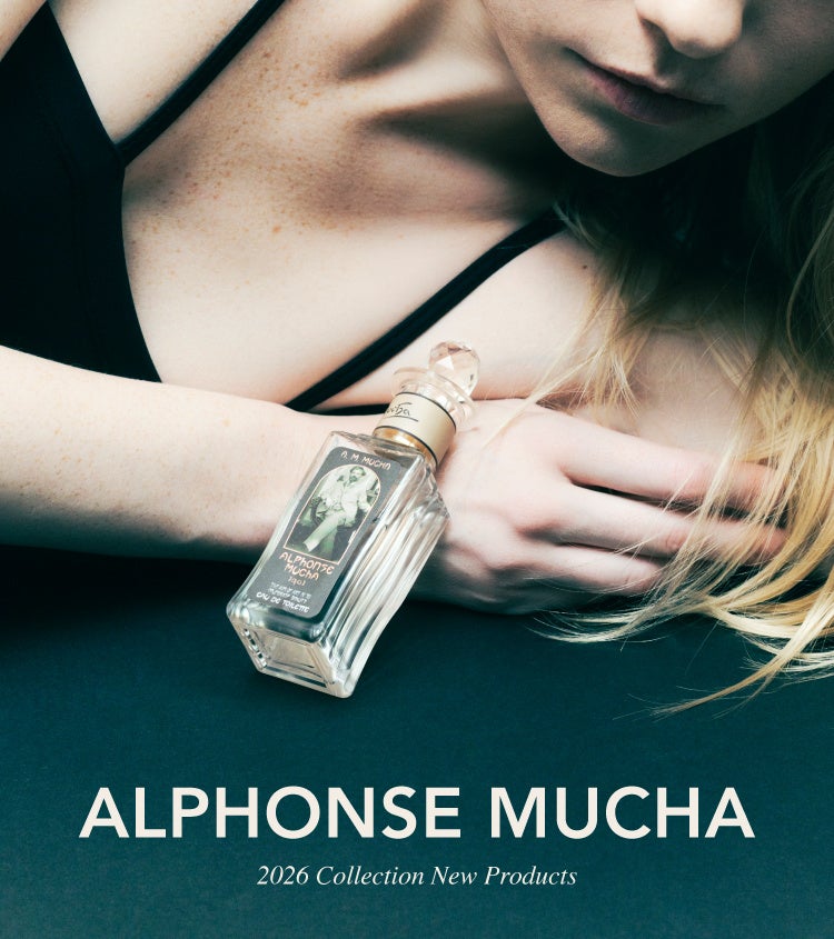 【MUCHA(ミュシャ)】アール・ヌーヴォーの巨匠、アルフォンス・ミュシャから着想を得た新フレグランス「アルフォンス・ミュシャ」が登場