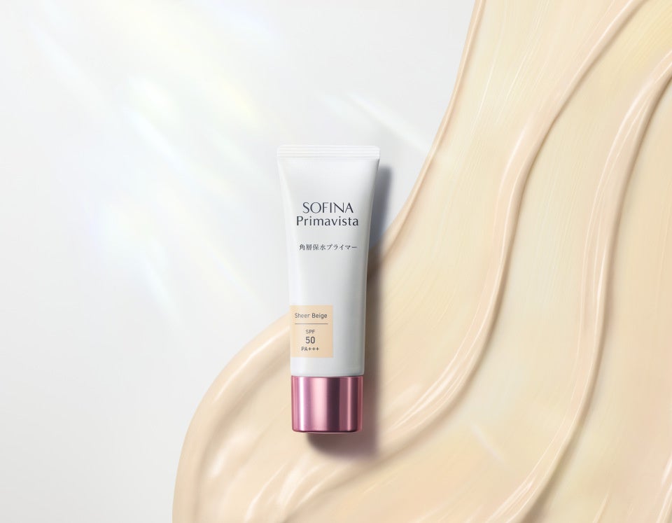 「 SOFINA Primavista（ソフィーナ プリヴィスタ）」から、皮膚科学に立脚した“角層美容ベースメイク”が始動 生ツヤ肌*1が持続する化粧下地「角層保水プライマー」発売
