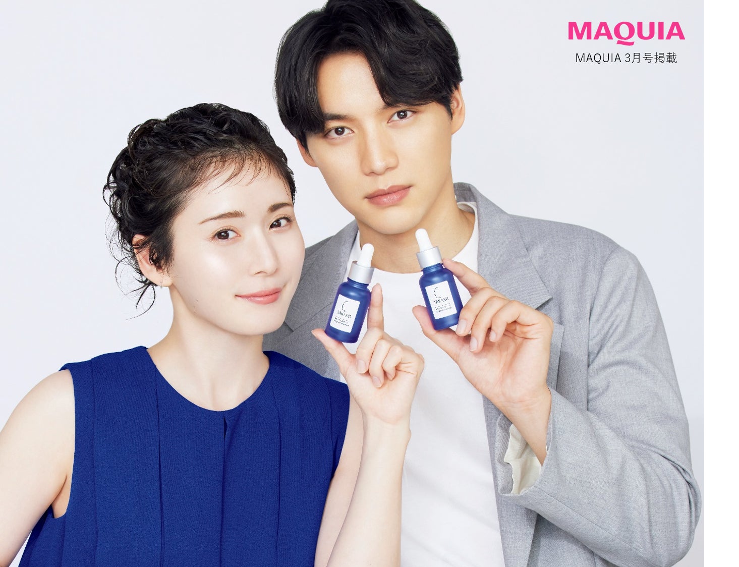 【TAKAMI ブランドアンバサダー】福士蒼汰・松岡茉優　わたしたちの毎日にタカミスキンピールが相棒！