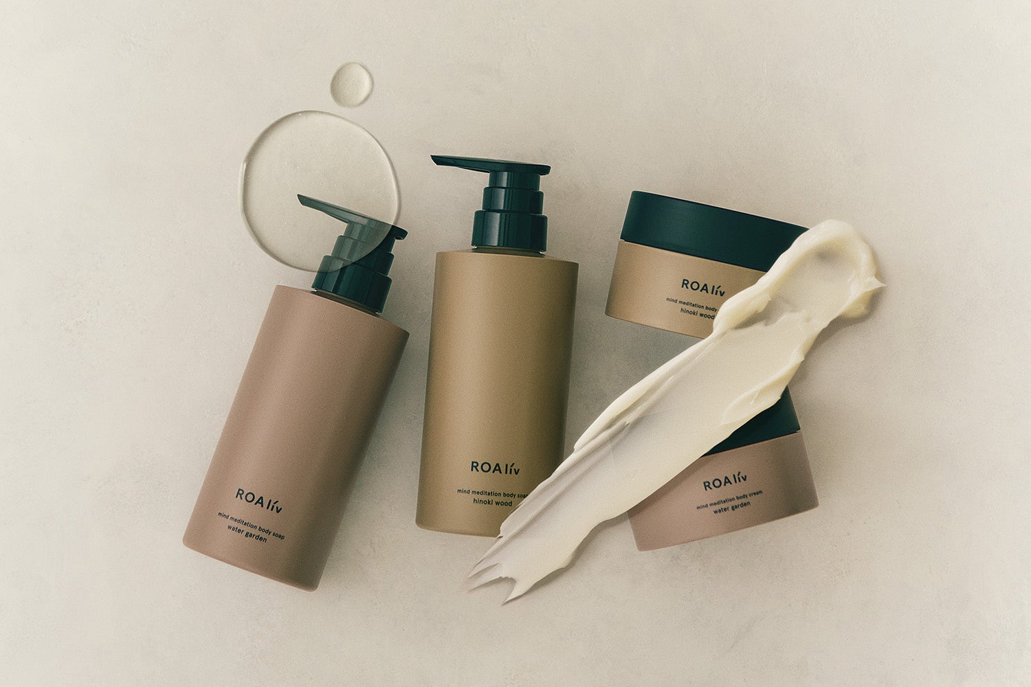 ROAlív(ロアリブ) 2026年2月5日(木)より新たに誕生する「マインドメディテーション シリーズ」から、ボディソープとボディクリームが新登場