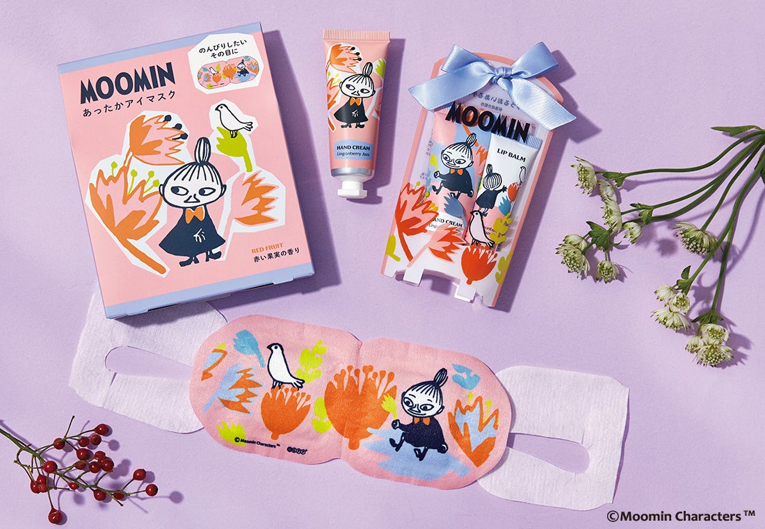 【MOOMIN】リトルミイフェア　「すまし顔」のリトルミイデザインのハンドクリームとリップバーム新発売