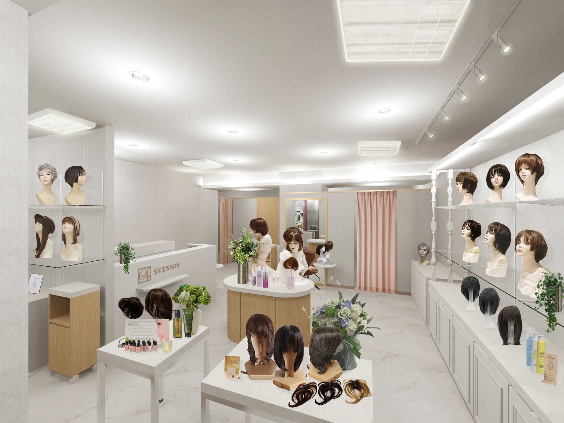 レディス スヴェンソン 新形態のウィッグ専門店の2店舗目「レディス スヴェンソン 千里中央ショップ」千里中央駅直結 せんちゅうパル内に1月24日(土)オープン！