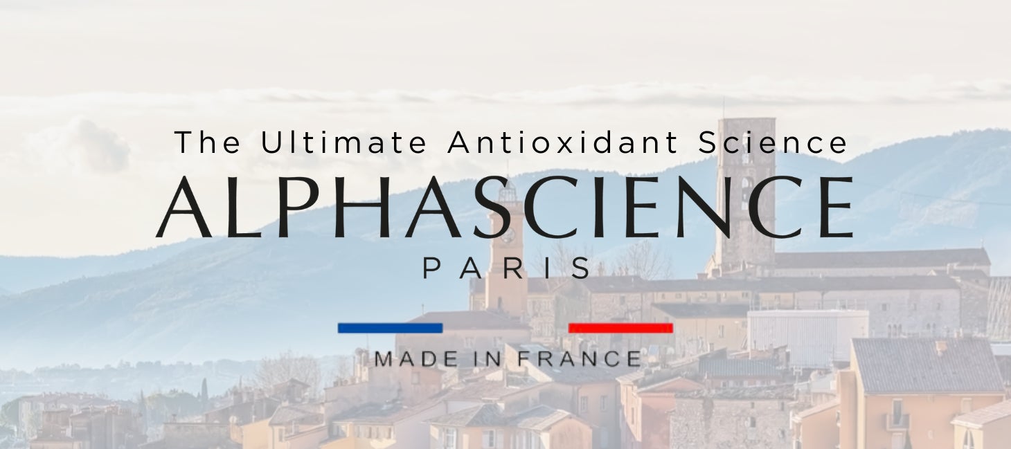 肌老化の根本原因“酸化ストレス”に挑む。　　　　　　　　　　　　フランス発・抗酸化研究をツールに持つスキンケア開発のパイオニアALPHASCIENCE（アルファサイエンス）
