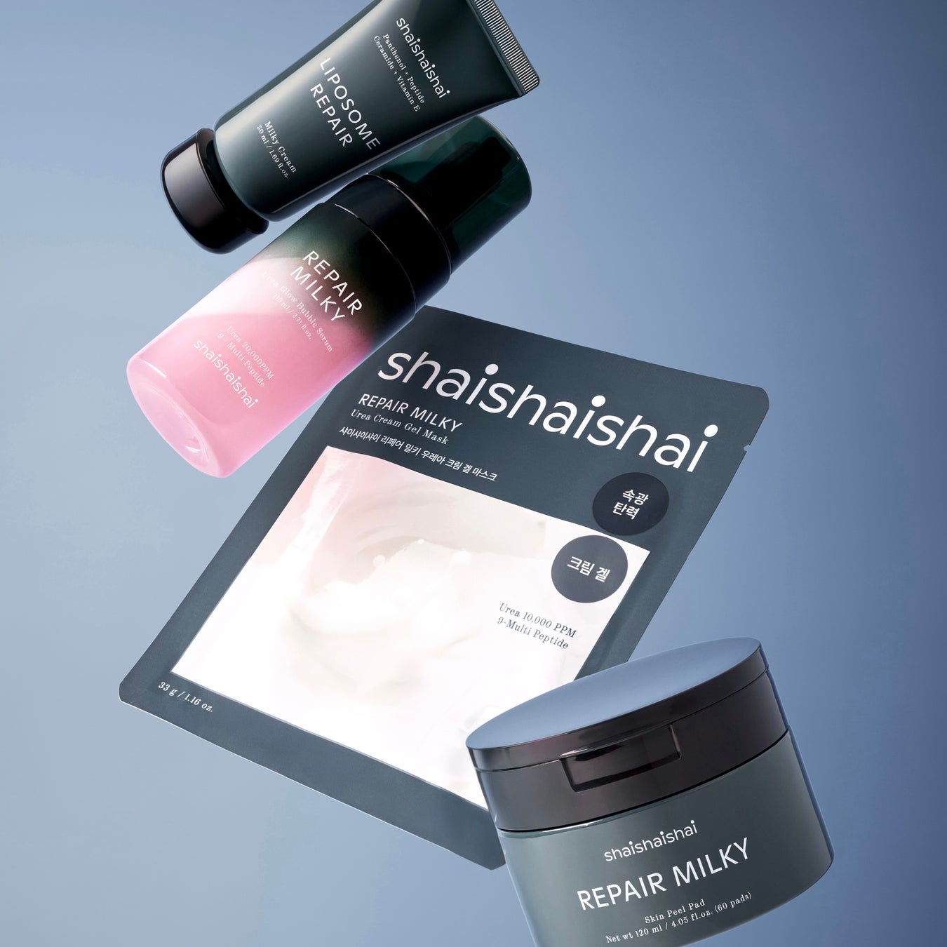 【shaishaishai】内から輝くツヤ・弾力肌へ。リペアミルキーシリーズから、新たに２製品が登場。