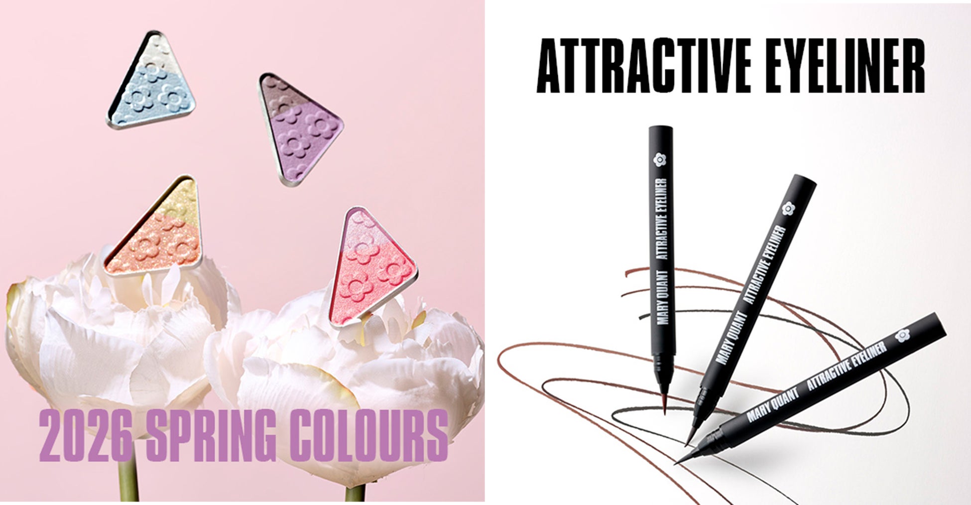 なりたい印象に合わせて選べる3種の多色パレット!マリークワントのアイコン、デイジーをかたどったフェイスカラーパレットが登場!