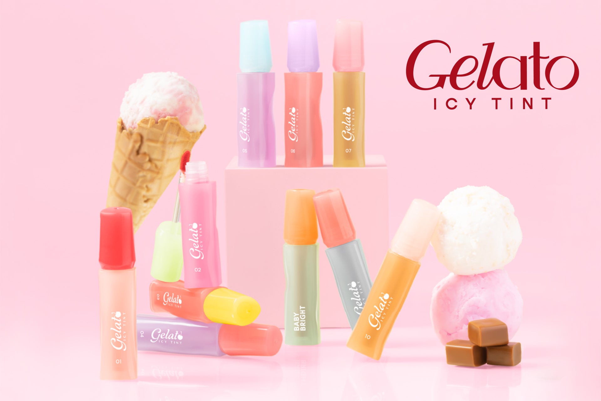 【BabyBright】冷んやり、とろける新感覚。「ジェラート アイスティント」が登場！