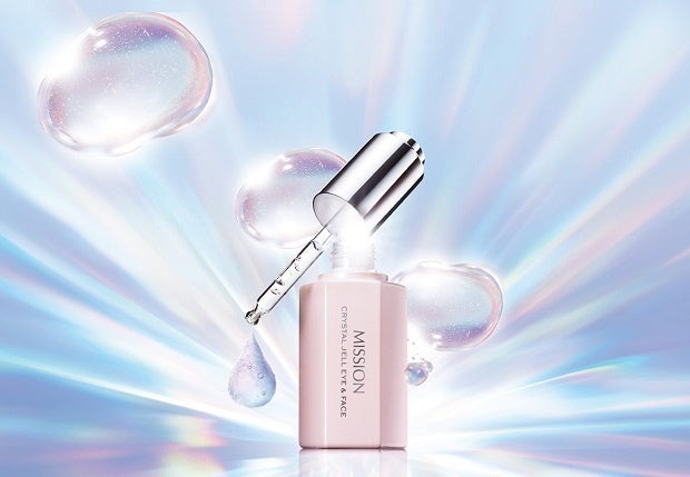 整う、充実。Ｗのハリを与えるジェル状美容液「ミッション クリスタル ジェル アイ＆フェイス」誕生。