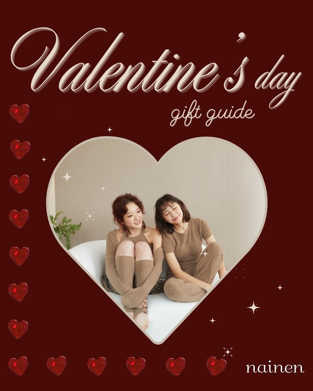 着るだけで体温を1℃あげるニットランジェリー「nainen」のバレンタインデー企画　〜全品10％OFF〜