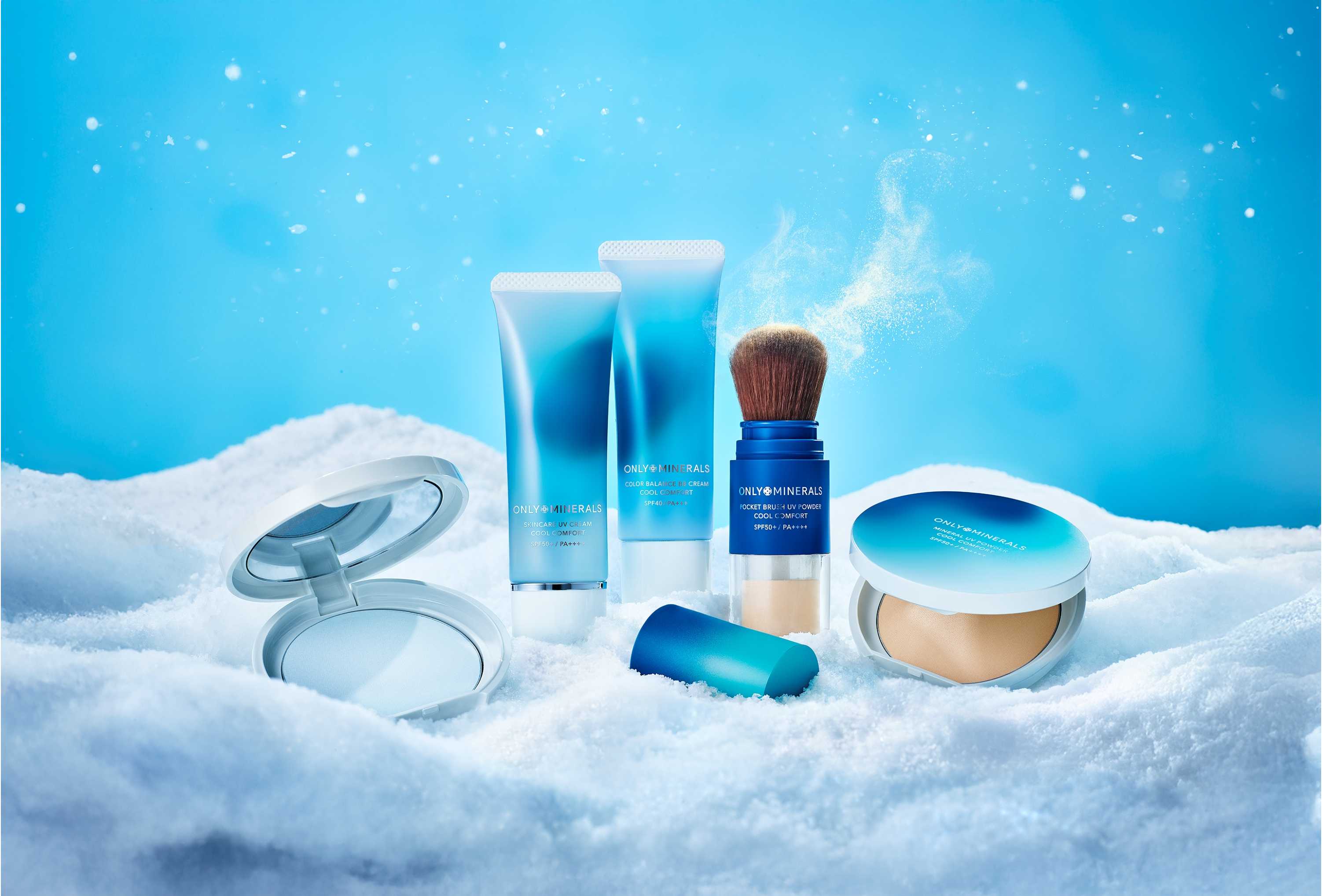ミネラルコスメブランド「オンリーミネラル」から人気のUVケア「クールコンフォート」シリーズより新アイテムが登場