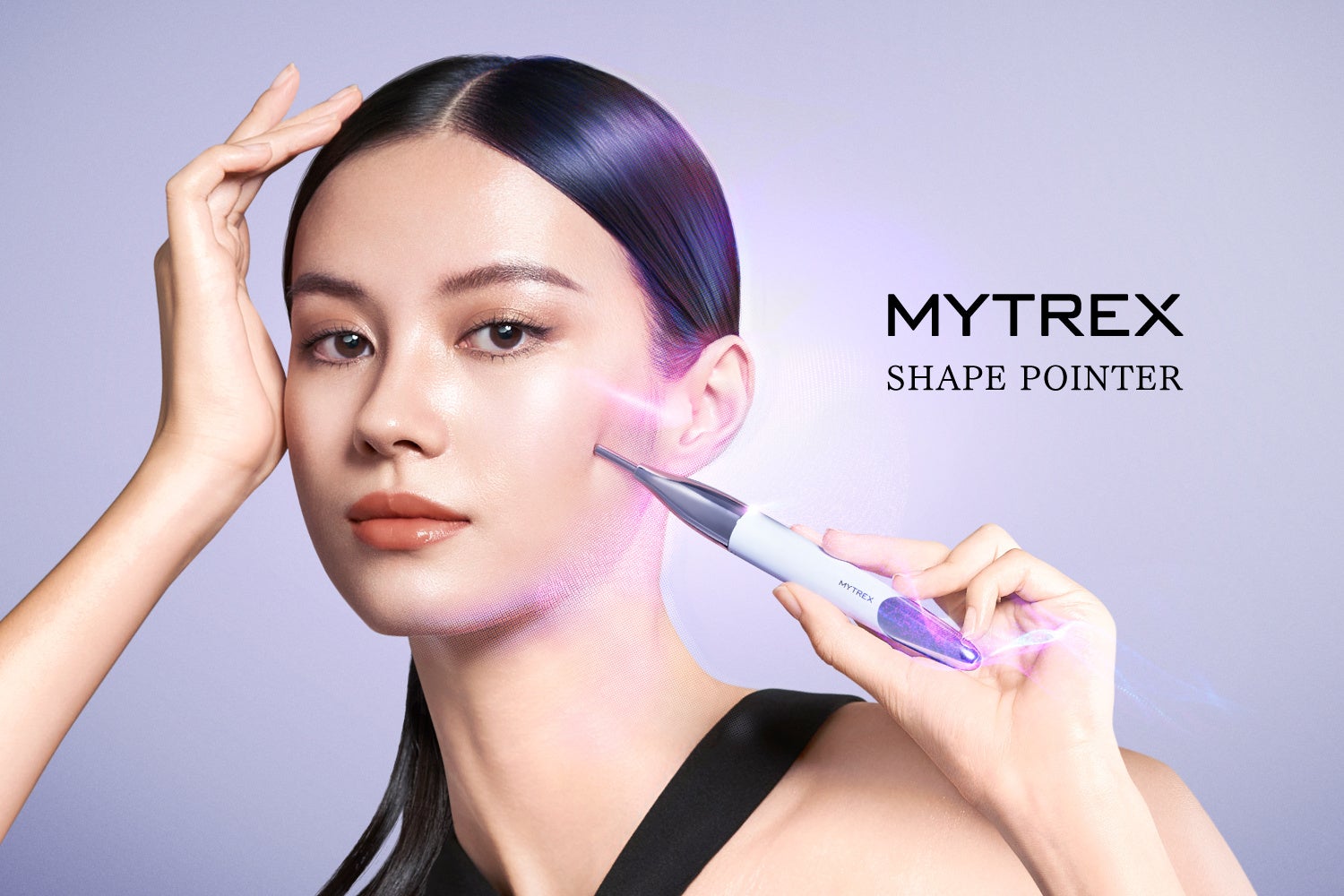 【MYTREX】1本でほぐしケアと美肌ケアを実現。圧力を切り替えられるペン型美顔器『SHAPE POINTER』誕生。