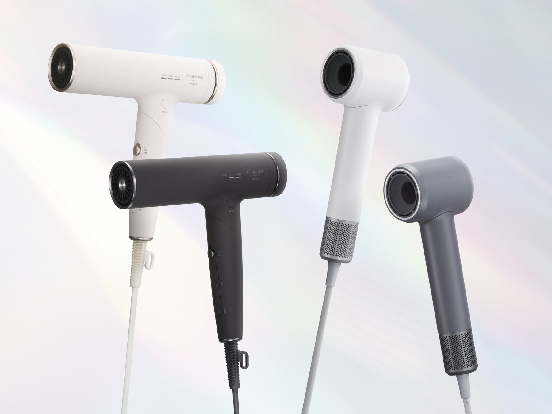 マクセルブランドのビューティーシリーズ「Angelique(アンジェリーク)」から　プラズマイオン&マイナスイオン ヘアドライヤー２機種を新発売