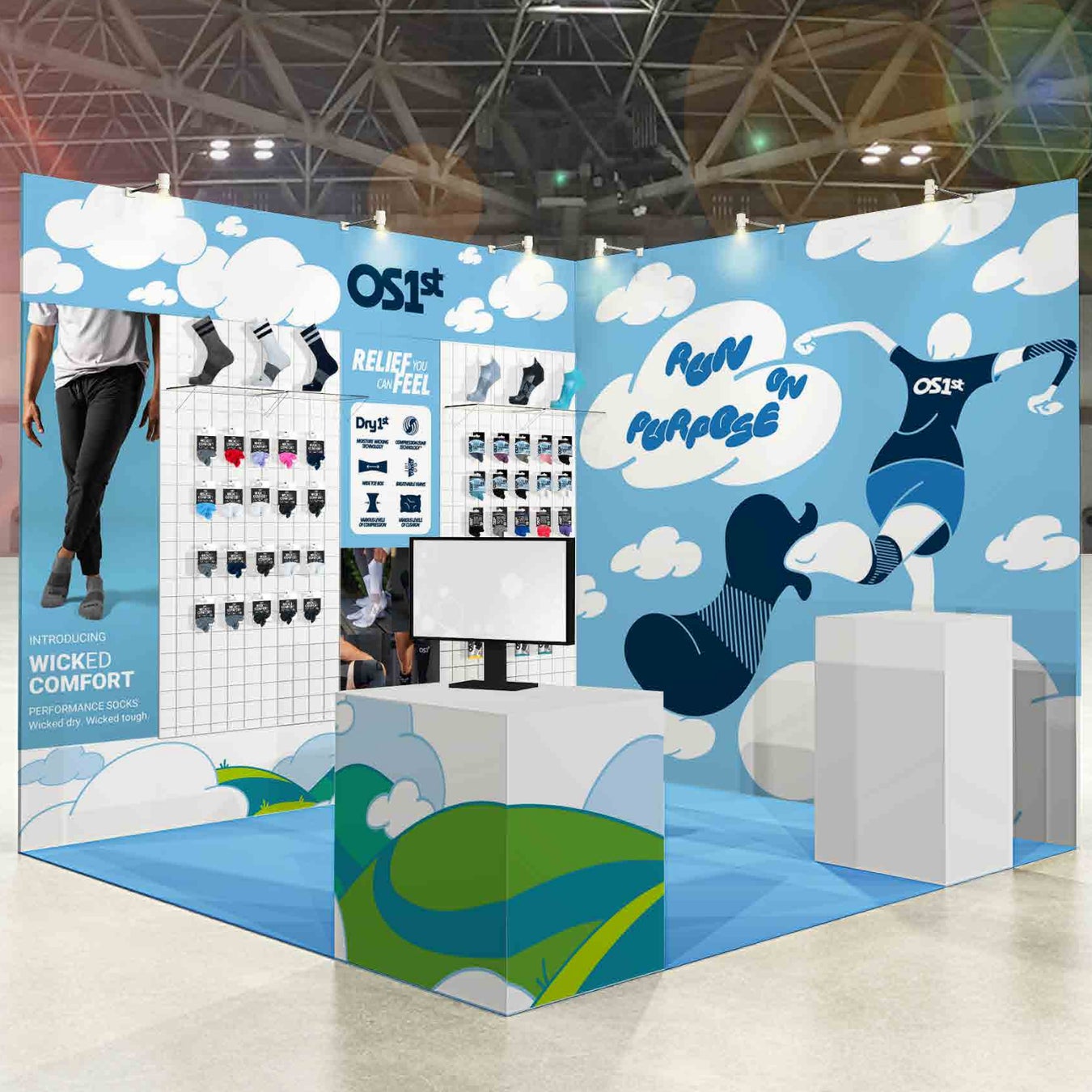 【初出店】米国で急成長！高機能ランニングソックス「OS1st（オーエスファースト）」が東京マラソンEXPO 2026 に登場！